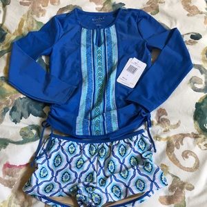 NWT Cabana life 2 piece swim suit size 6